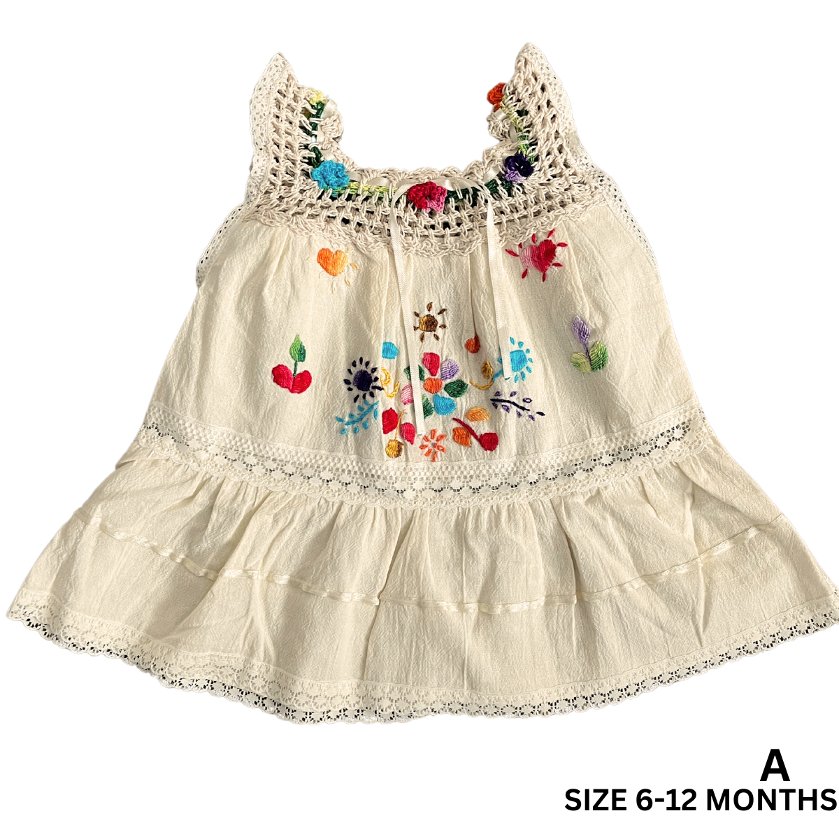 Emilia Embroidered Dress- Toddler