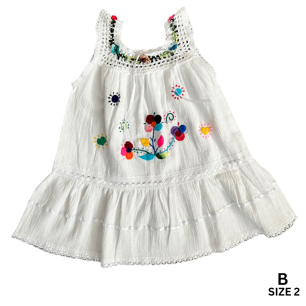 Emilia Embroidered Dress- Toddler