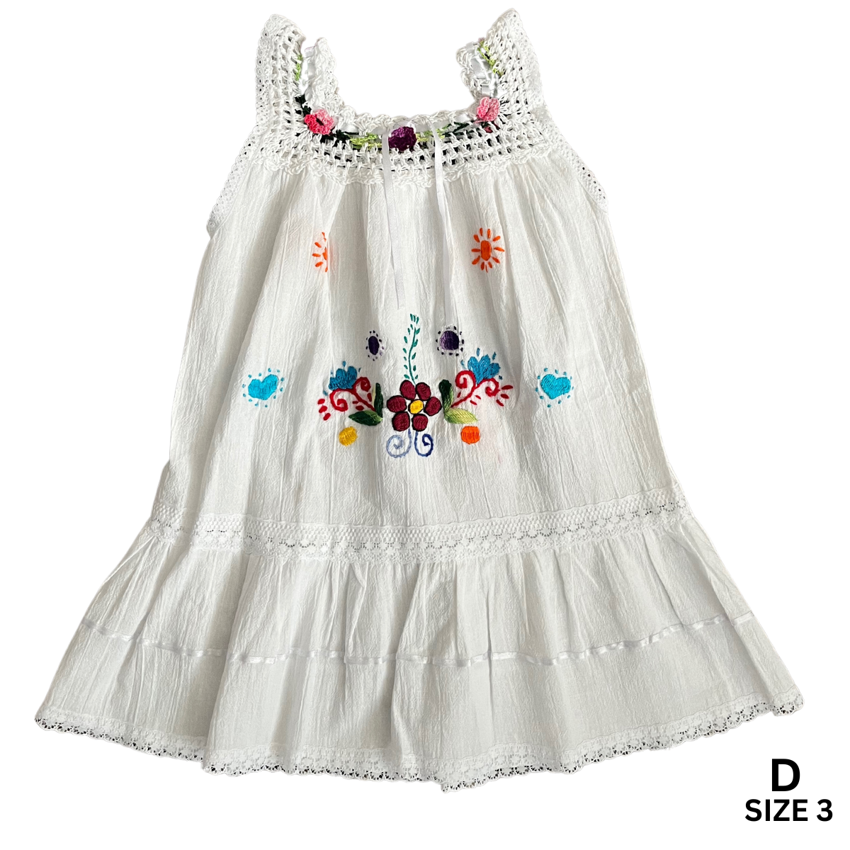 Emilia Embroidered Dress- Toddler