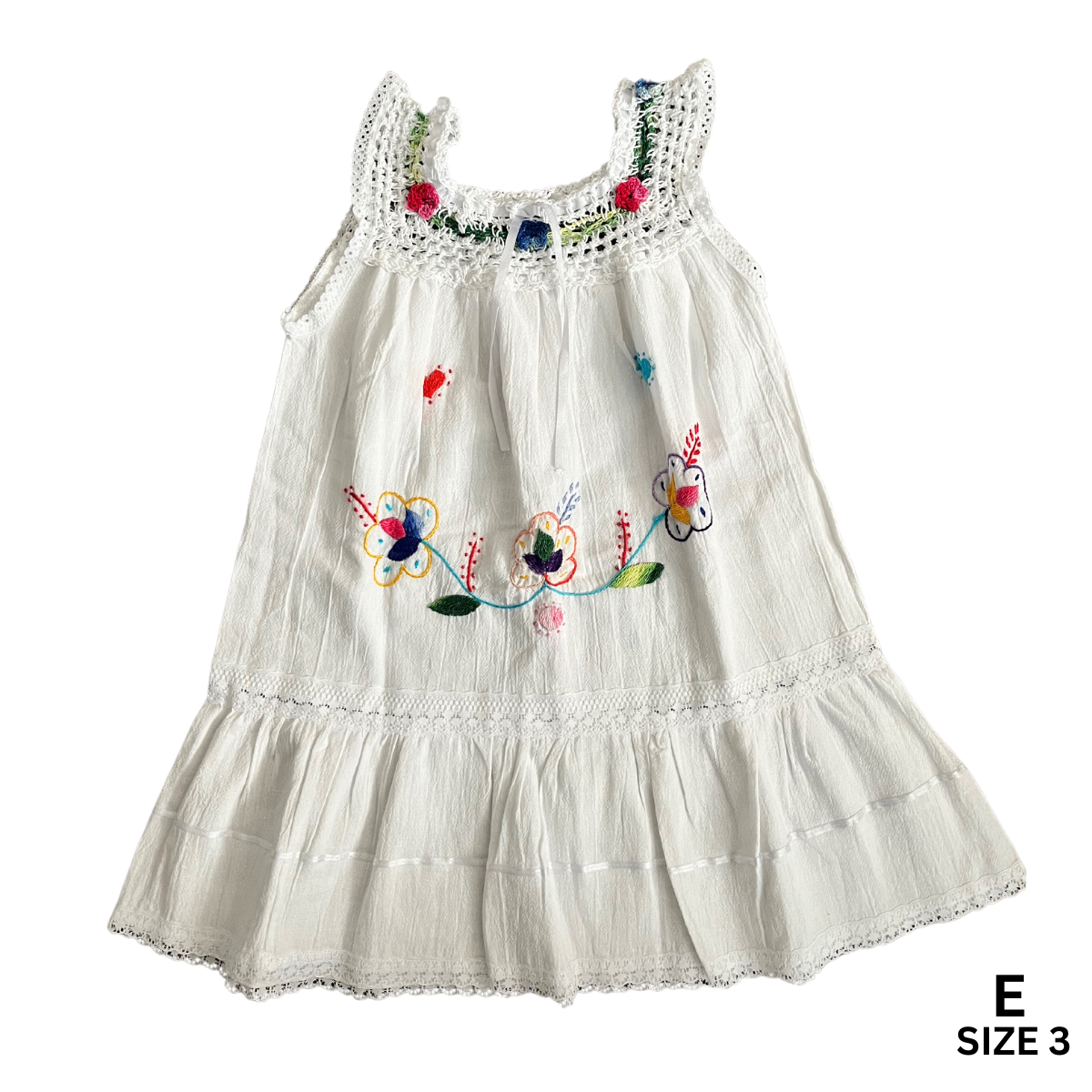 Emilia Embroidered Dress- Toddler