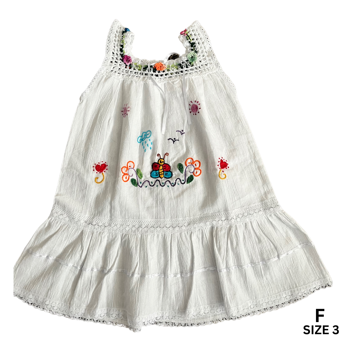 Emilia Embroidered Dress- Toddler