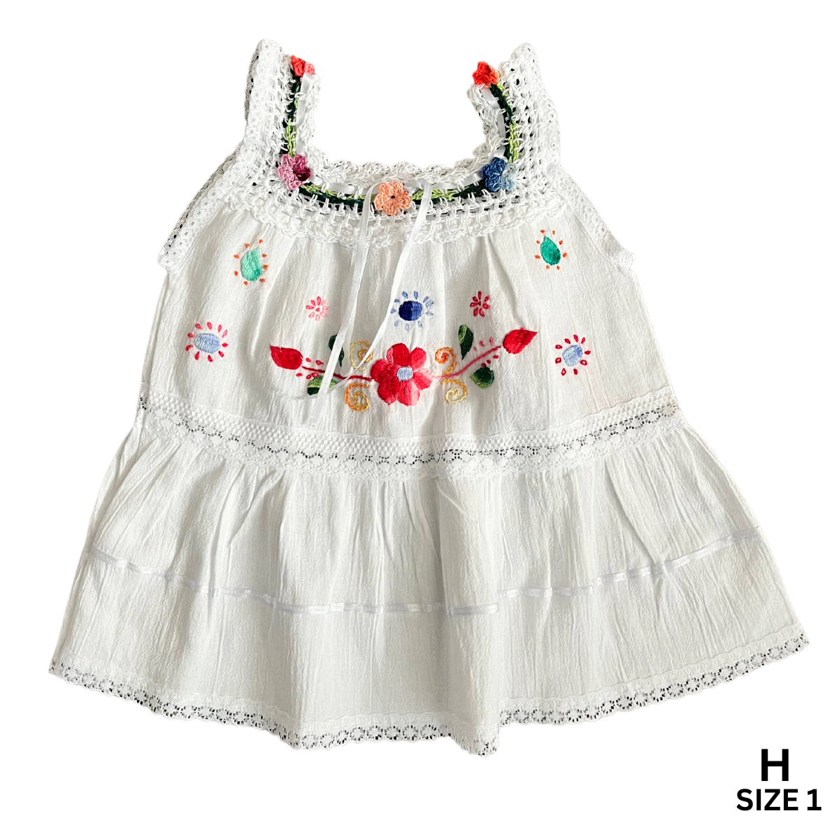 Emilia Embroidered Dress- Toddler