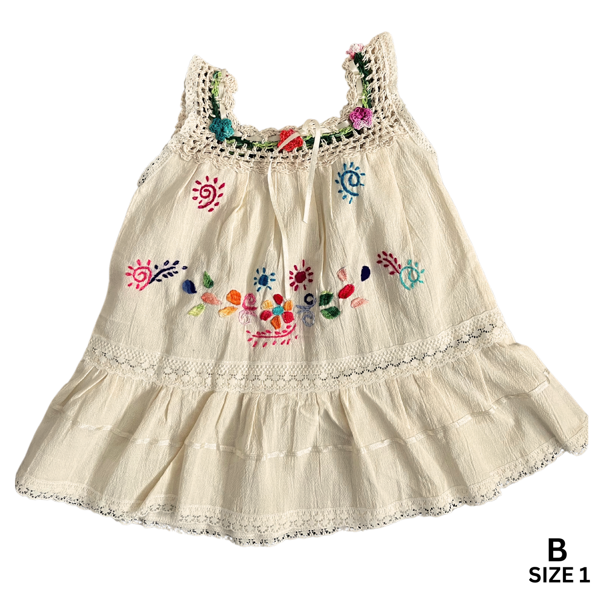 Emilia Embroidered Dress- Toddler