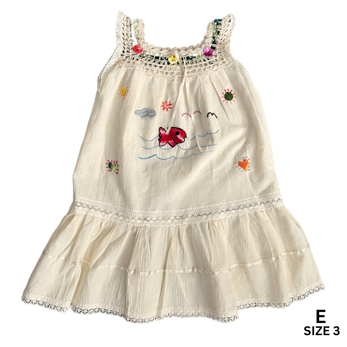 Emilia Embroidered Dress- Toddler