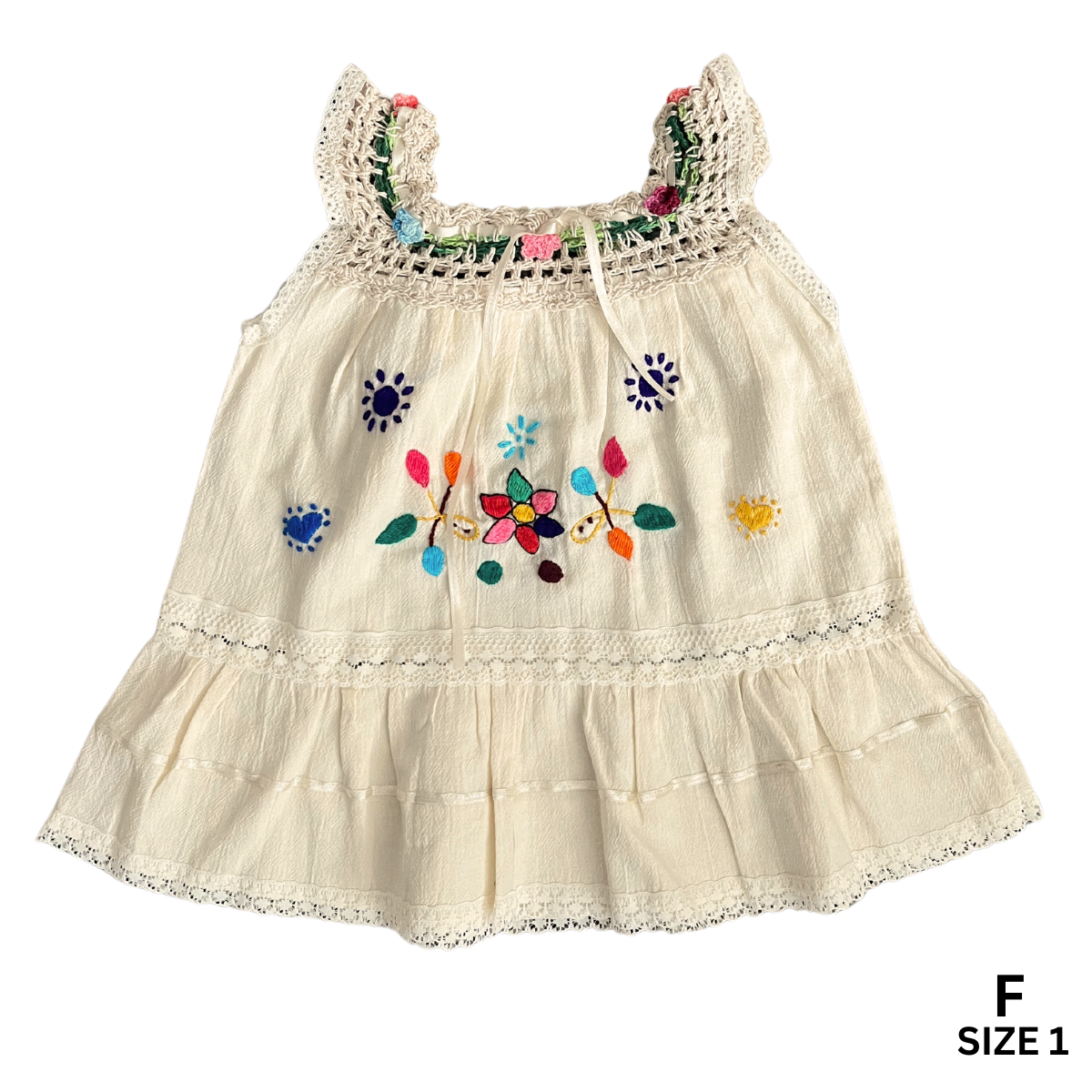 Emilia Embroidered Dress- Toddler