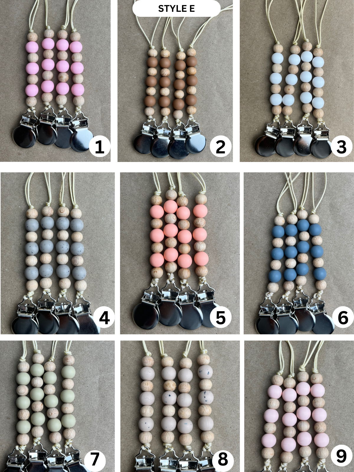 Mini Beaded Clips