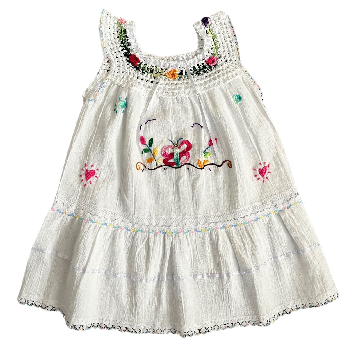 Emilia Embroidered Dress- Toddler